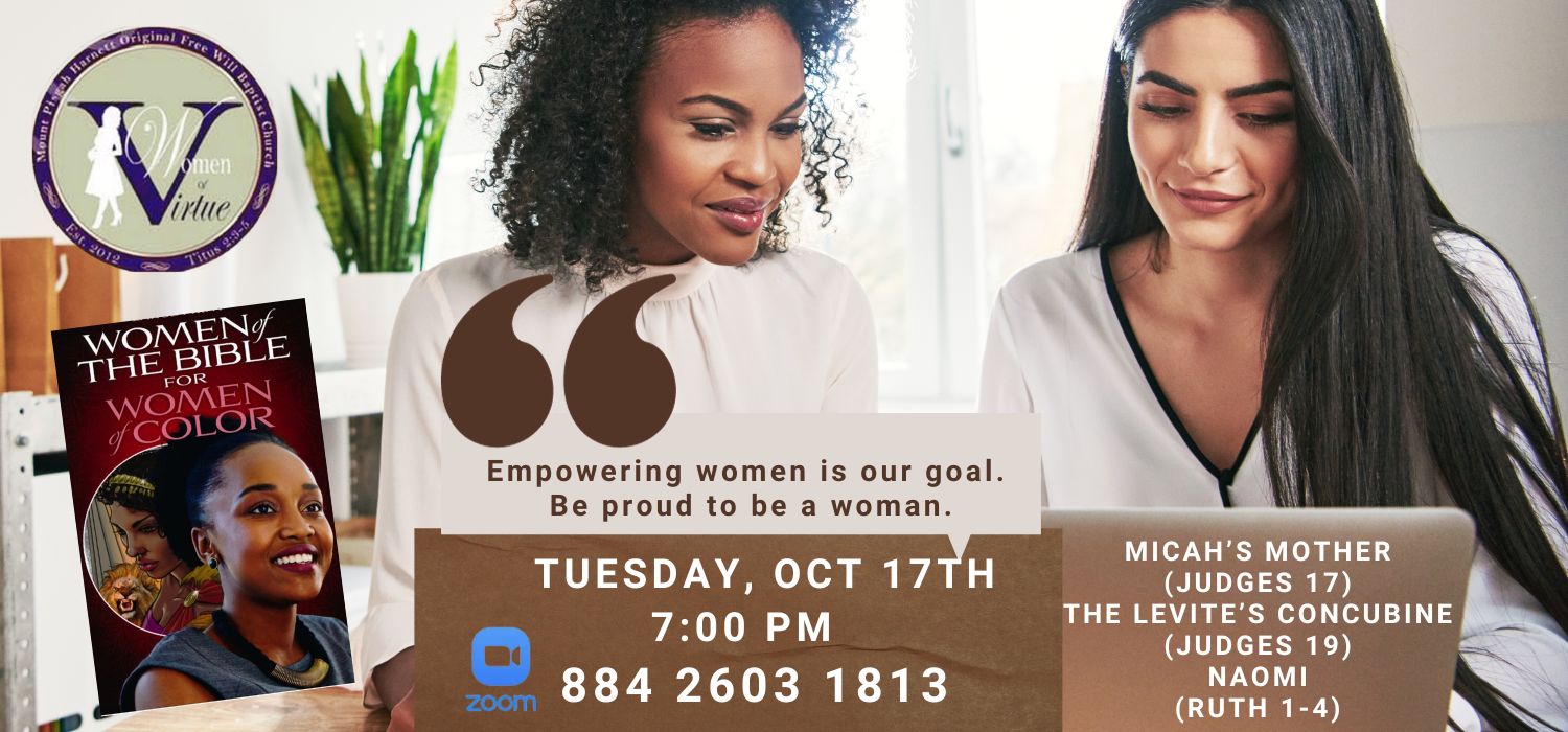 Read more about the article You’re Invited to Women of Virtue October Meeting